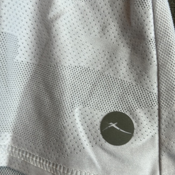 X by gottex white camo print open back tie tank sz small - Picture 2 of 6